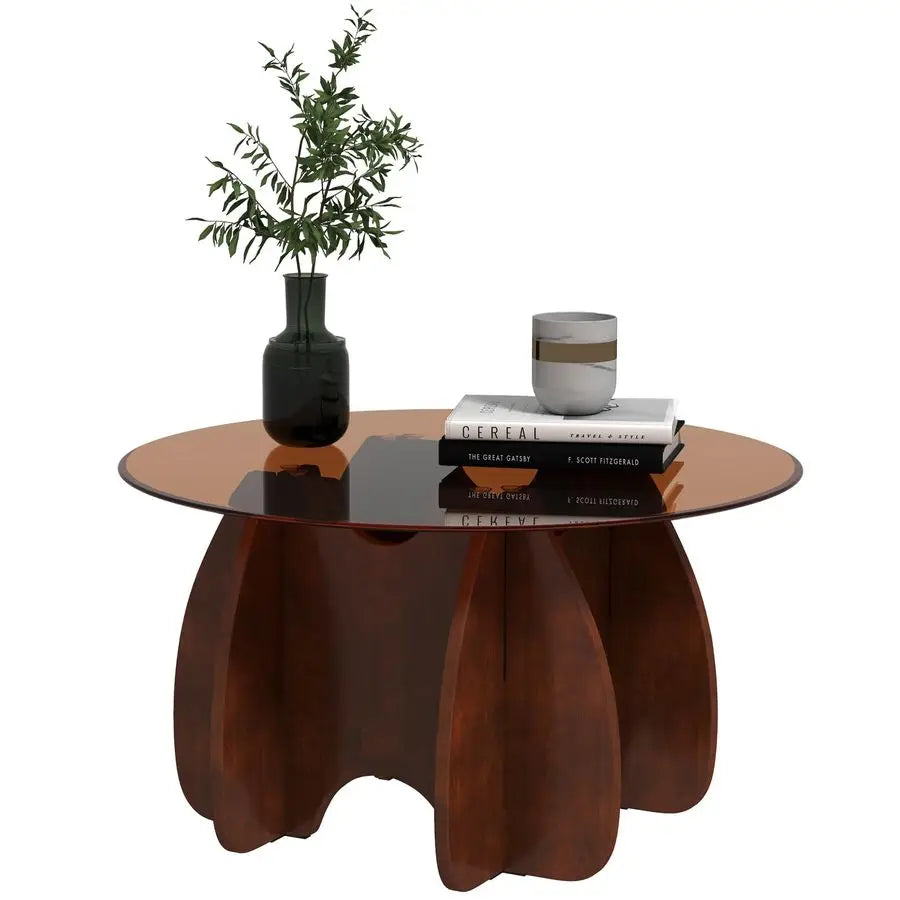 Unique Display Coffee Table Clear Ornaments Aesthetic Minimalist Coffee Table Luxury Design Mesa Centro Salon Home Furniture