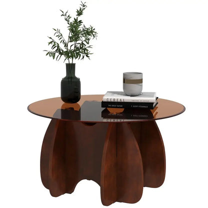 Unique Display Coffee Table Clear Ornaments Aesthetic Minimalist Coffee Table Luxury Design Mesa Centro Salon Home Furniture
