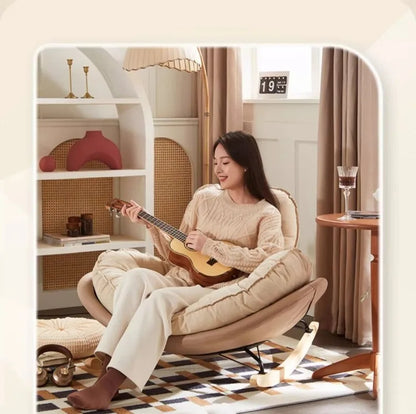 Thickened Penguin Rocking Chair Balcony Sofa Home Bedroom Leisure Chair Wide