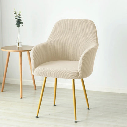 Elastic Polar Fleece High Arm Chair Covers Dining Adjustable Armchair Cover Hotel Bar Seat Slipcover Home Wedding Decoration