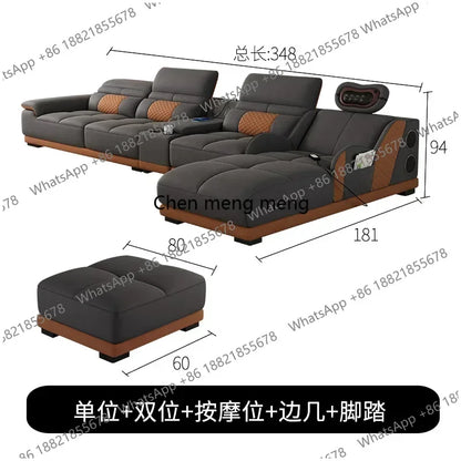 ZHOffice Nordic Modern Living Room Sofas Relaxing European Recliner Sofas Floor Massage Creative Schlafsofa Postmodern Furniture
