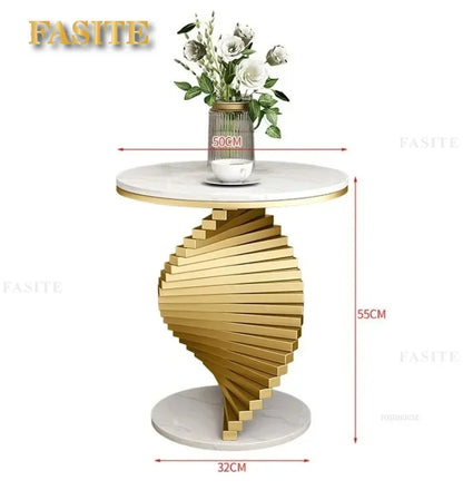 Nordic Leisure Bedroom Side Table Modern Marble Coffee Table for Living Room Furniture Nordic Designer Tables