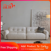 French Cream Style Sofa Modern Simple Living Room Comfortable Trendy Sofas Romantic High Quality Luxury Divano Home Furniture