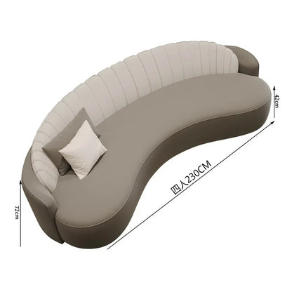 Beauty salon meeting guests arc light luxury hair salon modern and simple