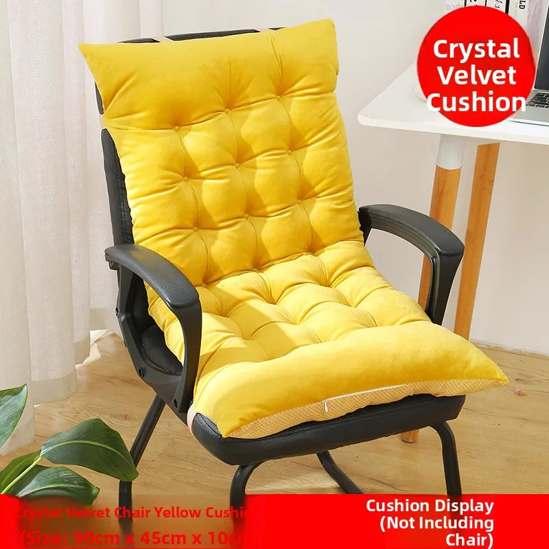 Thickened Office Chair Pad Modern Simple Style Four Seasons Universal Office Chair Cushion Sofa Backrest Pad for Rocking Chair
