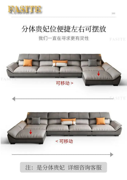 Nordic leave-in light luxury technology cloth sofa modern simple living room fabric latex minimalist sofa