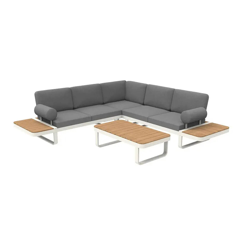 Outdoor Sofa Aluminum patio Villa Courtyard Garden Courtyard High end Hotel Leisure Simple Sofas set