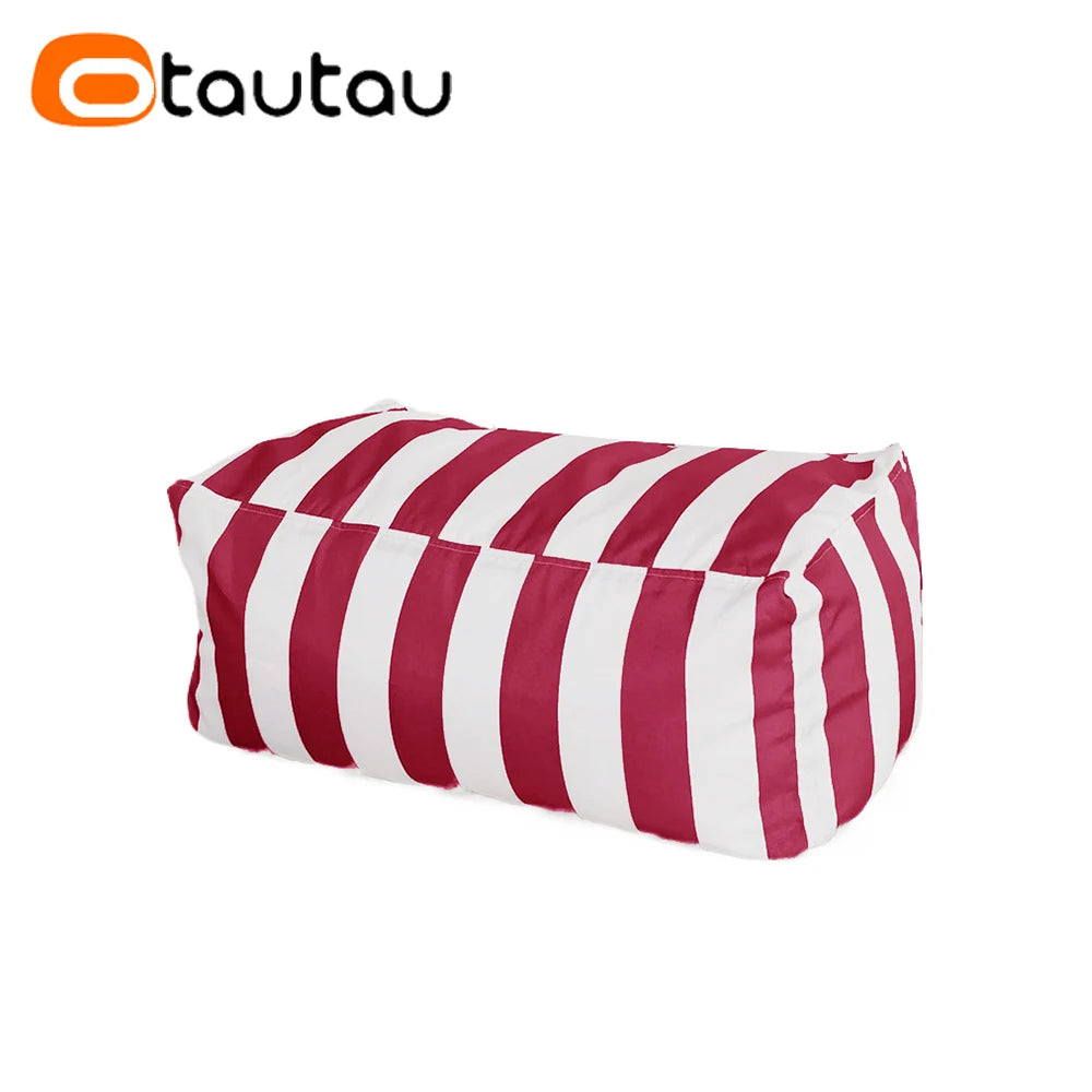 OTAUTAU Outdoor Bean Bag Cover Beach Swim Pool Lounger SF464【No Filler Inside! You Need To Buy Filler By Yourself !】