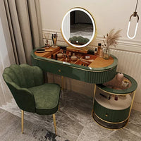 Luxury Charm Dressing Table Luxury Nordic Salon Drawer Nordic Dressing Table Mirror Chair Storage Coiffeuse Furniture Makeup