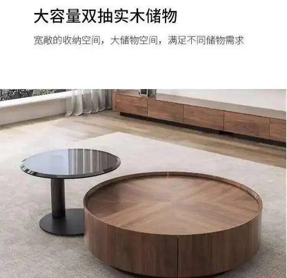 Aesthetic Unique Luxury Tables Coffee Design Table Nordic Coffee Round Glam Stolik Kawowy Living Room Furniture Minimalist