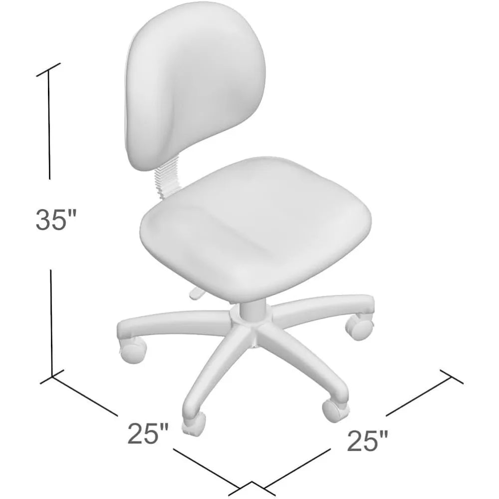 Ergonomic Office Chair with Lumbar Support, Adjustable Height and Back, Comfortable for Long Hours