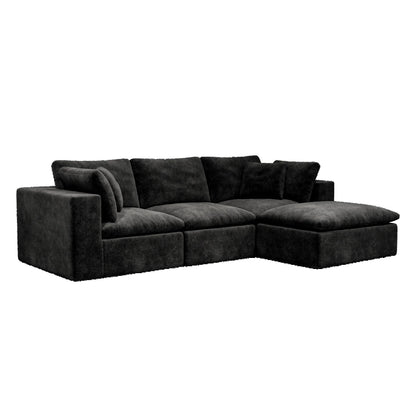 Modern Compression Sofa, Suitable for Living Room and Bedroom, Fabric Design, Sponge Filled