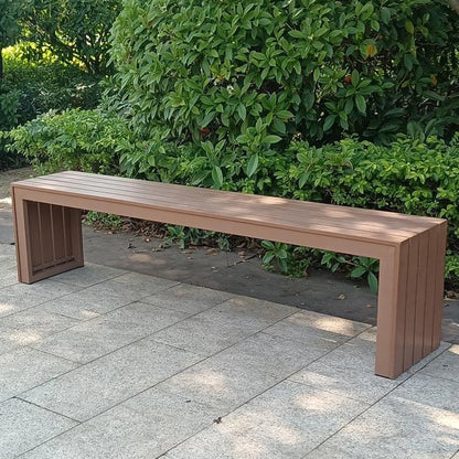 Table et chaise d'extérieur en plastique et bois, banc de balcon de Style nordique pour cour de loisirs, Anti-corrosion