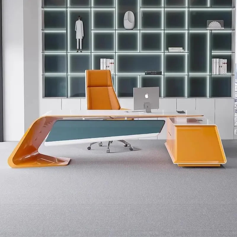 Modern luxury 200 240 280 cm paint boss desk Motion Computer desk office table computer desks Office Furniture gaming tables