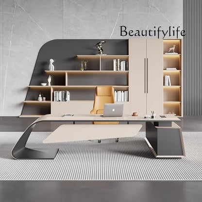 Factory Promotion Computer Desks Work Creativity Creativity Conference Office Desk Reception Secretary  Desk  Unique Designer