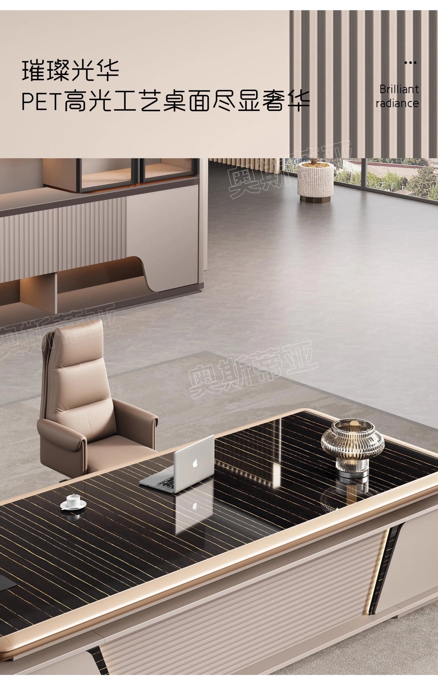 Lift luxury boss table Minimalist Modern Leadership Office Furniture Manager computer desks escritorios de computadora furniture