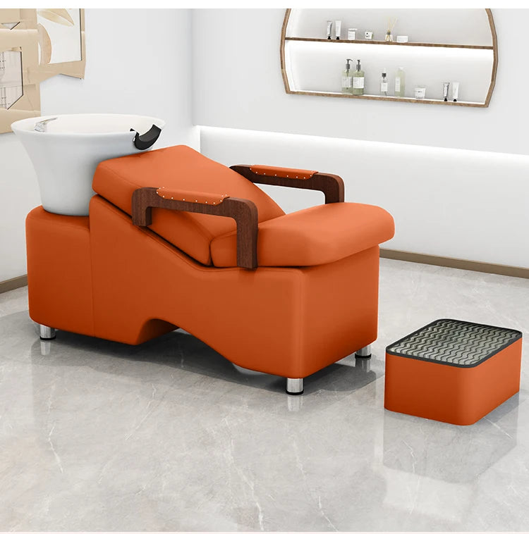 Luxury Premium Shampoo Chair Minimalist Simple Shampoo Chairs Moveis Para Salão De Beleza Baratos Cabeleireiro Salon Furniture