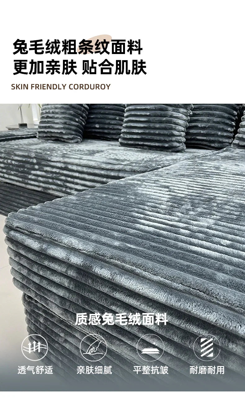 Wholesale Modern Living Room Furniture L-Shaped Compression Sofa Bed Combination