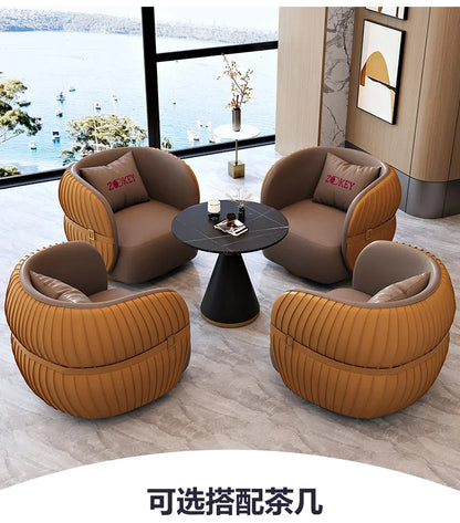 Simple Backrest Chairs for Conference Room Drawers Modern Wooden Luxury Nordic Salon Designer Lounge Back Office Furniture