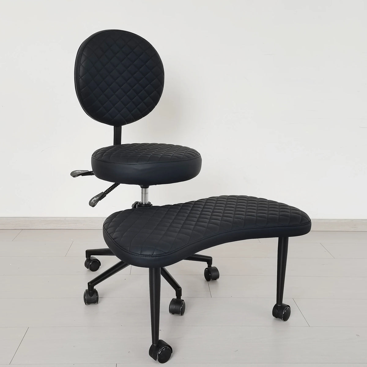 Cross Legged Chair - Meditation Chair With Wheels  ADHD Chair Height Adjustable Seat  Adjustable Footstool