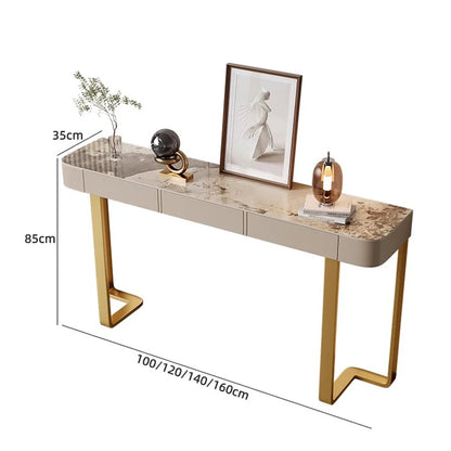 Italian Luxury Console Table With Storage Thin Living Room Entrance Console Table Rectangle Glam Woonkamer Tafel Furniture