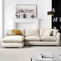 @# Nordic Modern Recline Couch  Modular Combination Upholstery Fabric Sofa Set Living Room Furniture L Shape Sectional Sofa