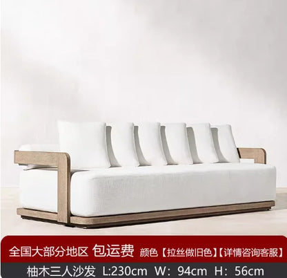 New Design Morden Outdoor Patio Furniture Sofa Set All Weather Waterproof Fabric Aluminum Sofa