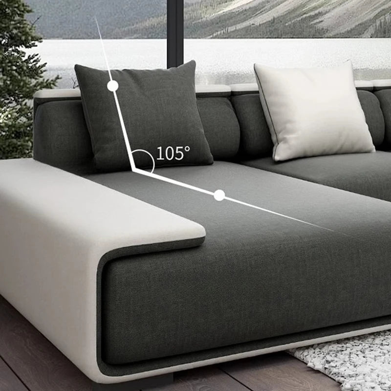 Nordic Living Room Sofas Recliner Minimalist Apartment Straight Sofas Fabric Comfortable Divani Da Soggiorno Home Furniture