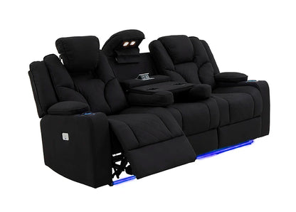 Minimalist Multi-Function LED Light Power Recliner Sofa Modern Home Furniture Electric Recliner Sofa Power Sofa Recliner