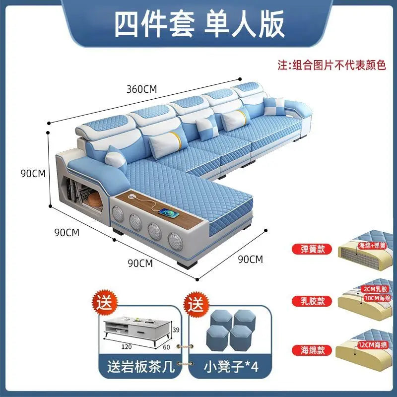 Adults Cushion Sofa Classic Lounge Modern Large Comfortable Sofa Storage Romantic Muebles Para Habitacion Home Furniture