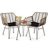 YND6-Q8 pieces outdoor Wicker rattan patio sectional furniture set.glass top table with hidden storage.7 sofa sections.oversized