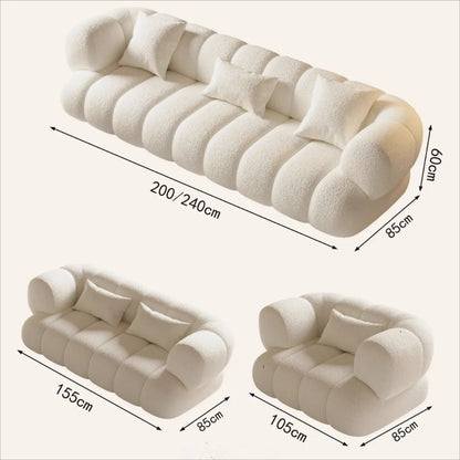 Plush Luxury Living Room Sofa Europe Family Minimalist Relaxing Sofa Lounger Filler Muebles Para El Hogar Furniture Decoration