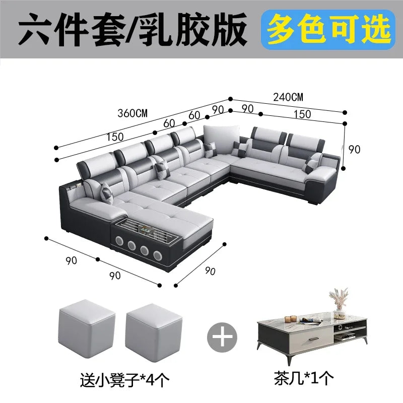 Seater Modern Sofa Ajustable Luxury Sectional Multifunctional Reclining Sofa Cushion Lazy Meubles De Maison Salon Furnitures