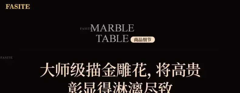 Premium European-style combination dining table and chairs all solid wood flower villa large-sized restaurant