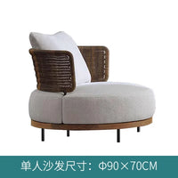 Italian Style Modern Garden Sofas Designer Simplicity Waterproof and Sunscreen Garden Sofas Luxury Outdoor Furniture Divano FYOS