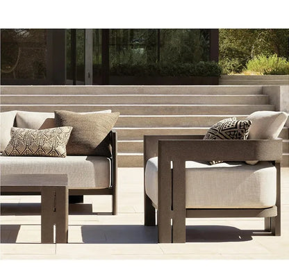 Courtyard Sofa, Outdoor Relaxation, Outdoor Lounge Chair, Villa Garden Table, High-end Furniture Set, Garden Furniture