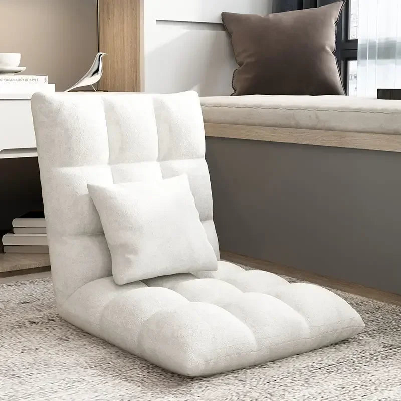 Floating Window Chair Lazy Person Sofa Single Person Tatami Bedroom Balcony Dormitory Small Bed Backrest Chair Folding