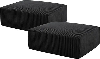 Modern Sectional Sleeper Sofa Bed 3-Seater Grey Lounge Couch Corduroy Convertible Sponge Compression Modular Sofas Chaise Home
