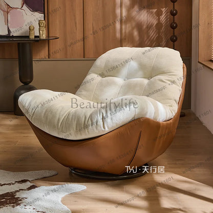 PJ    medieval rotating single sofa chair living room balcony home