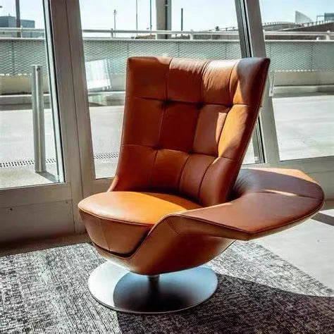 FRP Creative Armrest Rotating Leisure Chair Villa Hotel Reception Chair