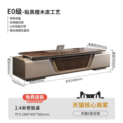 Multi-functional design Boss CEO Desk High end modern luxury Computer desk office table escritorios de computadora furniture