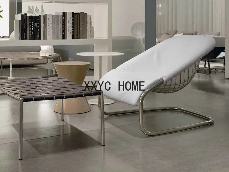 Nordic Light Luxury Villa Cafe Leisure Chair Italian Minimalist Living Room Recliner