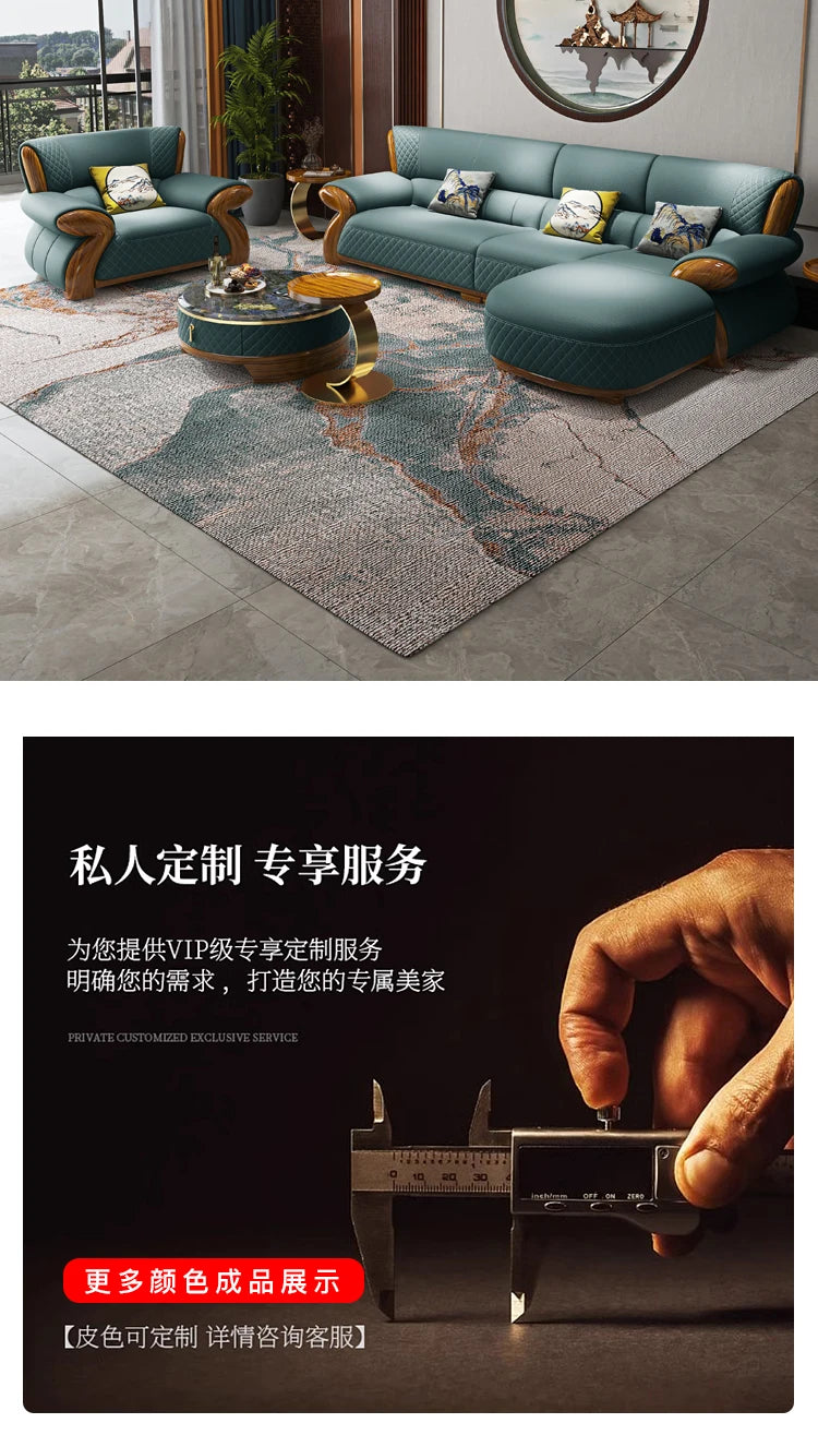 Sectional Nordic Living Room Sofas Pouf Leather Minimalist Modern Living Room Sofas Couch Lounge Muebles Lounge Suite Furniture