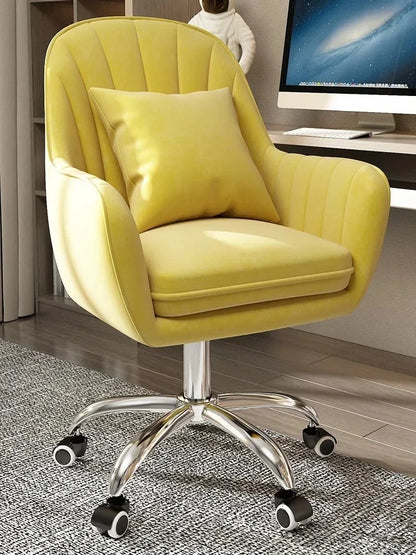 Leisure Bedroom Student Dormitory Computer Chair Home Furniture Backrest Office Chairs Front Desk Hotel Lifting Swivel Armchair