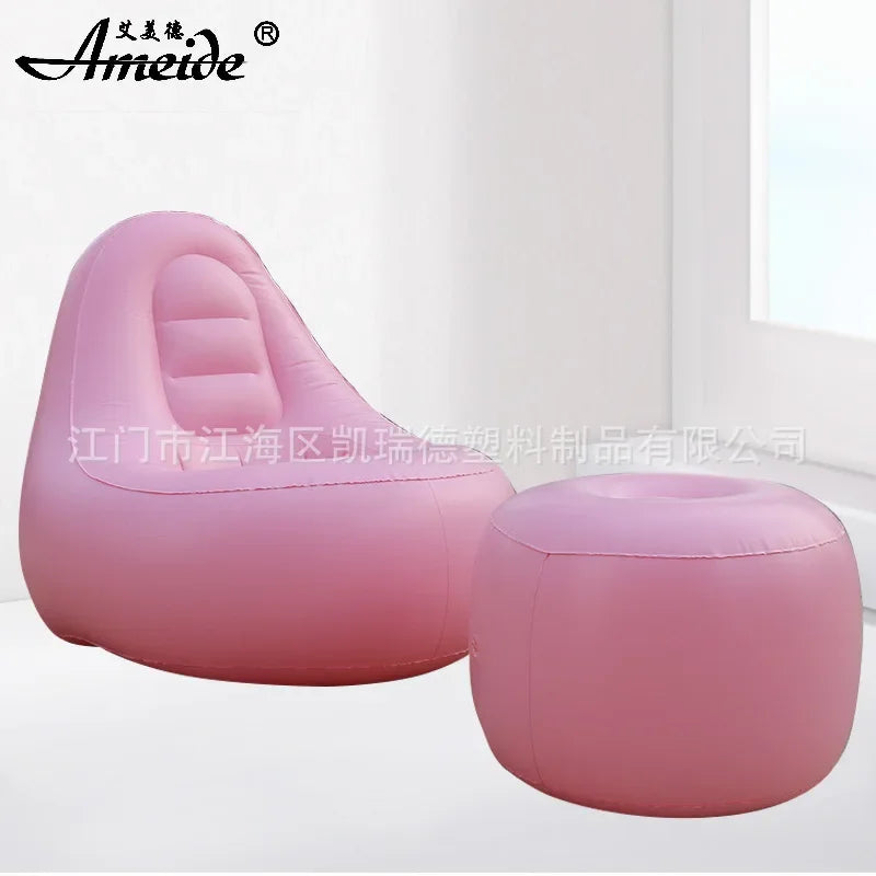 Home Portable Leisure PVC Air Lounge Chair