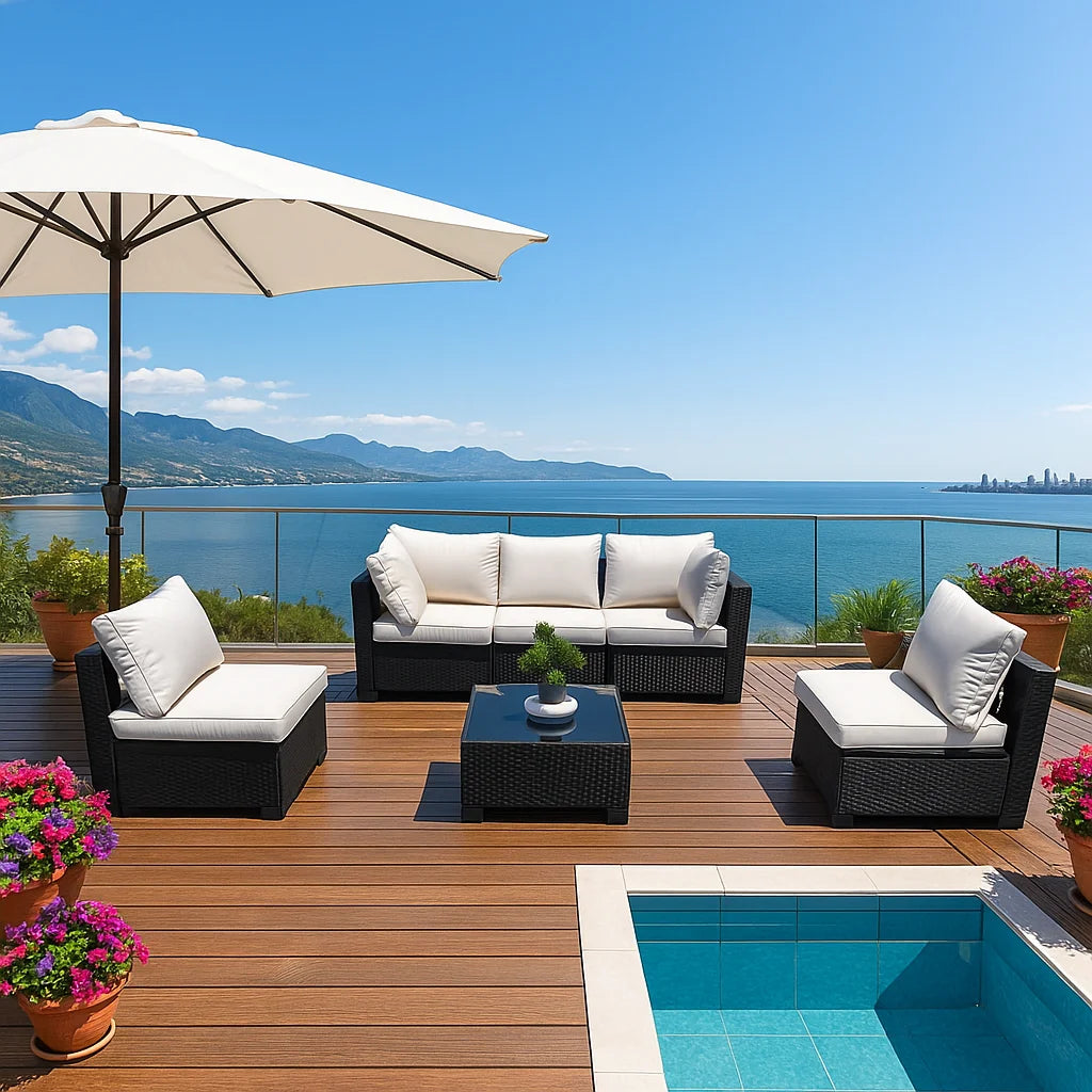 Armchair Boho Garden Furniture Sets Retro Plastic Garden Furniture Sets Gazebo Fabric Loungeset Garten Garden Furniture Outdoor