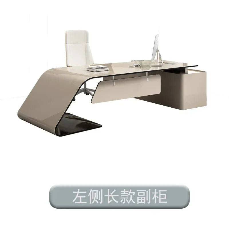 Luxury European Office Desk Wooden Study Computer Gaming Standing Office Desk Bedroom Conference Design Ufficio Home Furniture
