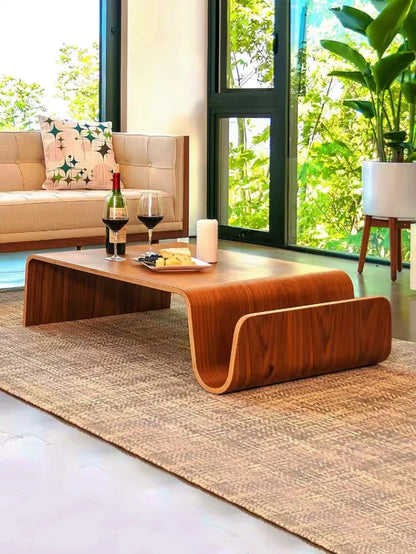 Creative Simple Modern Japanese Style Solid Wood Coffee Table Home Tatami Tea Table