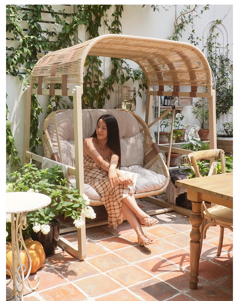 Outdoor Swing Courtyard Villa Double Garden Hammock Balcony Cradle