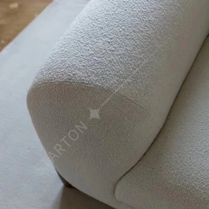 Minimalist Style Modern Simple Luxury Small Couch Living Room Sofa Cashmere White Sofa